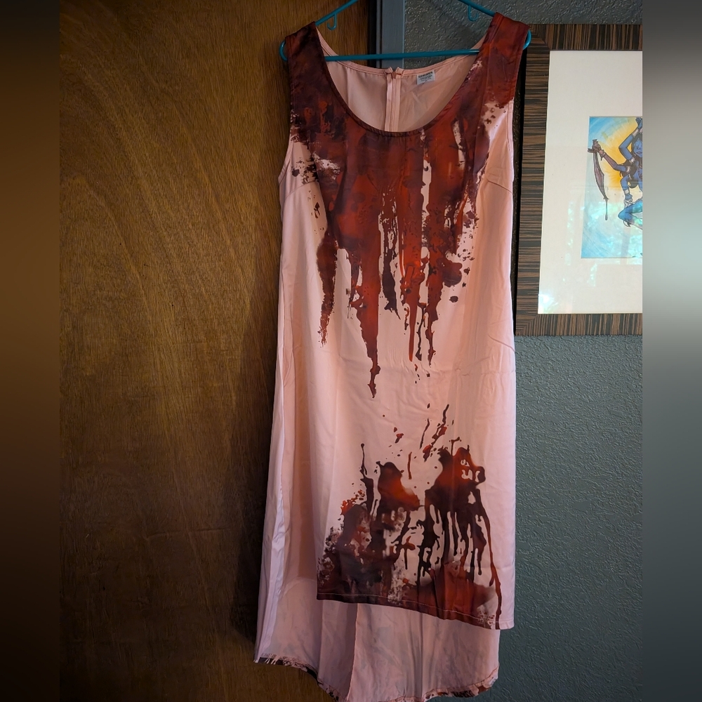 Zombie/Vampire Satin Dress